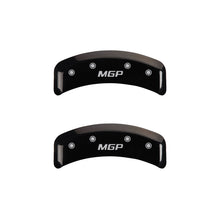 Load image into Gallery viewer, MGP 4 Caliper Covers Engraved Front & Rear MGP Black finish silver ch