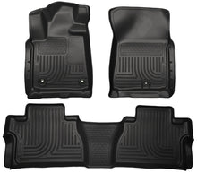 Load image into Gallery viewer, Husky Liners 14 Toyota Tundra Weatherbeater Black Front & 2nd Seat Floor Liners