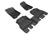 Load image into Gallery viewer, 3D MAXpider 2018-2020 Jeep Wrangler JL Unlimited Kagu 1st & 2nd Row Floormats - Black