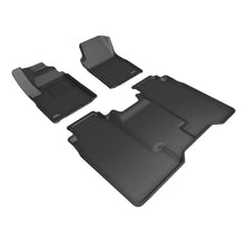 Load image into Gallery viewer, 3D MAXpider 2024+ Chevrolet Silverado EV Crew Cab Kagu 1st & 2nd Row Floormats - Black