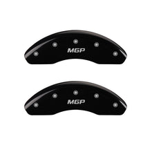 Load image into Gallery viewer, MGP 4 Caliper Covers Engraved Front & Rear MGP Black finish silver ch