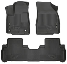 Load image into Gallery viewer, Husky Liners 14 Toyota Highlander Weatherbeater Black Front & 2nd Seat Floor Liners