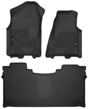 Load image into Gallery viewer, Husky Liners 19-22 Dodge Ram 1500 Crew Cab X-Act Contour Front & Second Seat Floor Liners - Black