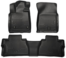 Load image into Gallery viewer, Husky Liners 14 Toyota Tundra Weatherbeater Black Front & 2nd Seat Floor Liners