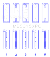 Load image into Gallery viewer, King 1992+ Mitsubishi 4G63/4G64 EVO I-IV Coated Performance Main Bearing Set - Size STDX