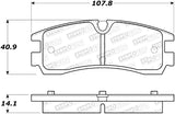 StopTech Street Select Brake Pads - Rear