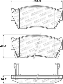 StopTech Street Brake Pads - Front