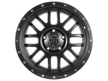 Load image into Gallery viewer, ICON Alpha 20x9 5x150 16mm Offset 5.625in BS 110.1mm Bore Satin Black Wheel