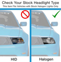 Load image into Gallery viewer, Raxiom 10-12 Ford Mustang Axial Series OEM Style Rep Headlights- Chrome Housing (Clear Lens)