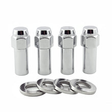 Load image into Gallery viewer, McGard Hex Lug Nut (X-Long Shank - 1.365in.) 7/16-20 / 13/16 Hex / 2.27in. Length (4-Pack) - Chrome