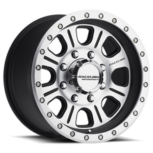 Load image into Gallery viewer, Raceline 928M Monster 17x9in / 8x170 BP / -12mm Offset / 130.81mm Bore - Black &amp; Machined Wheel