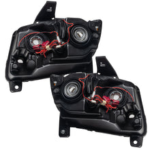 Load image into Gallery viewer, Oracle 11-13 Jeep Grand Cherokee Pre-Assembled Halo Headlights (Non HID) Chrome - Blue