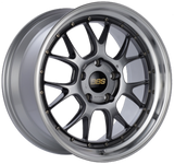 BBS LM-R 19x9.5 5x114.3 ET45 Diamond Black Center Diamond Cut Lip Wheel - 82mm PFS Required