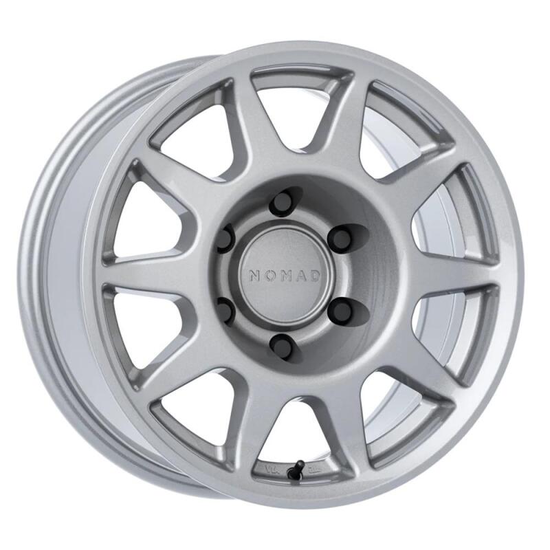 Nomad N505OE Touring 16x8in / 6X139.7 BP / 0mm Offset / 106.1mm Bore - OE Silver