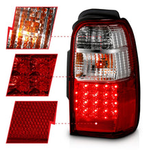 Load image into Gallery viewer, ANZO 2001-2002 Toyota 4 Runner LED Taillights Red/Clear