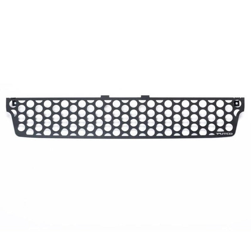 Putco 15-19 GMC Sierra HD - Stainless Steel - Black Punch Design Bumper Grille Bumper Grille Inserts