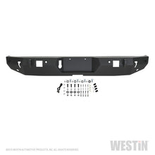 Load image into Gallery viewer, Westin 2020 Jeep Gladiator w/Sensors WJ2 Rear Bumper w/Sensor - Textured Black