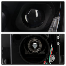 Load image into Gallery viewer, Spyder 13-19 Peterbilt 579 Passenger Side Projector Headlights - Black (PRO-YD-PB57914-SEQ-R-BK)