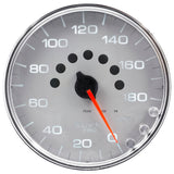 Autometer Spek-Pro Gauge Speedometer 5in 180 Mph Elec. Programmable Silver/Chrome