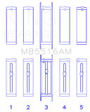 King Engine Bearings Jeep 350CI 5.7L Main Bearing Set