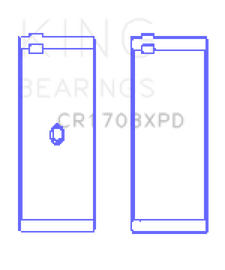 King Engine Bearings Chevrolet Custom Honda Journal 1.888 CB1663H version Pre-doweled