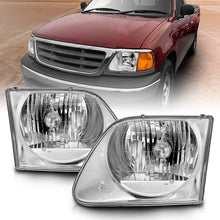 Load image into Gallery viewer, ANZO 1997-2003 Ford F-150 Crystal Headlights Chrome