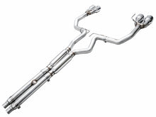 Load image into Gallery viewer, AWE 2024 Ford Mustang GT Fastback S650 RWD Track Edition Catback Exhaust w/ Quad Chrome Silver Tips