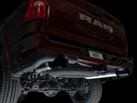 AWE 25+ RAM 1500 3.0TT 0FG Catback Touring Exhaust - Diamond Black Tips