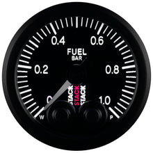 Load image into Gallery viewer, Autometer Stack 52mm 0-1 Bar M10 Male Pro-Control Fuel Pressure Gauge - Black