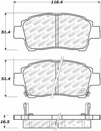 StopTech Street Select Brake Pads - Rear