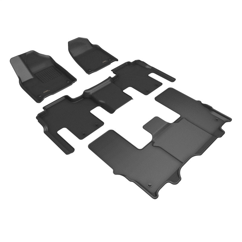 3D Maxpider 22-24 Jeep Wagoneer 8 Seat Kagu Black R1 R2 R3