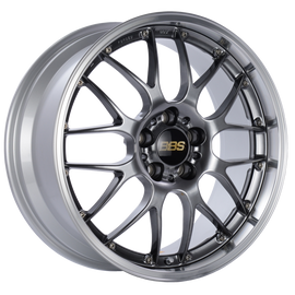 BBS RS-GT 19x9.5 5x112 ET38 Diamond Black Center Diamond Cut Lip Wheel -82mm PFS/Clip Required