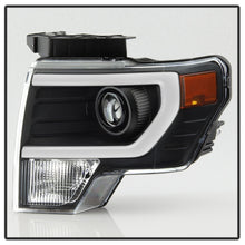 Load image into Gallery viewer, xTune Ford F150 Projector Headlights - Light Bar DRL - Black PRO-JH-FF15009-LBDRL-BK