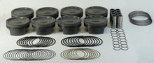 Load image into Gallery viewer, Mahle MS Piston Set GM LS 416ci 4.070in Bore 4in Stk 6.125in Rod .927 Pin -25cc 9.1 CR Set of 8