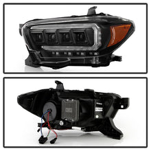 Load image into Gallery viewer, Spyder 16-20 Toyota Tacoma Halogen Model Only High-Power LED Headlights - Black PRO-YD-TT16HALAP-BK