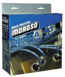 Moroso Chevrolet Small Block (Raised Cam) Ignition Wire Set - Ultra 40 - Unsleeved - Black