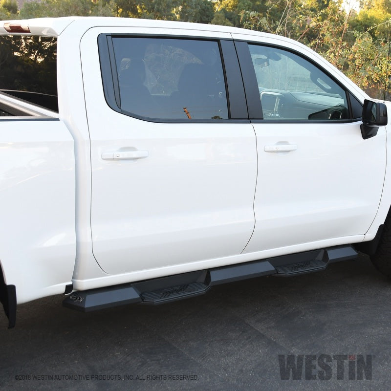 Westin 2019 Chevrolet Silverado/Sierra 1500 Crew Cab Xtreme Nerf Step Bars - Textured Black