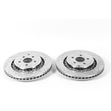 Power Stop 15-17 Chevrolet SS Rear Evolution Drilled & Slotted Rotors - Pair