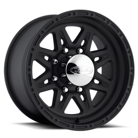 Raceline 892 Renegade 16x10in / 8x165.1 BP / -25mm Offset / 130.81mm Bore - Satin Black Wheel