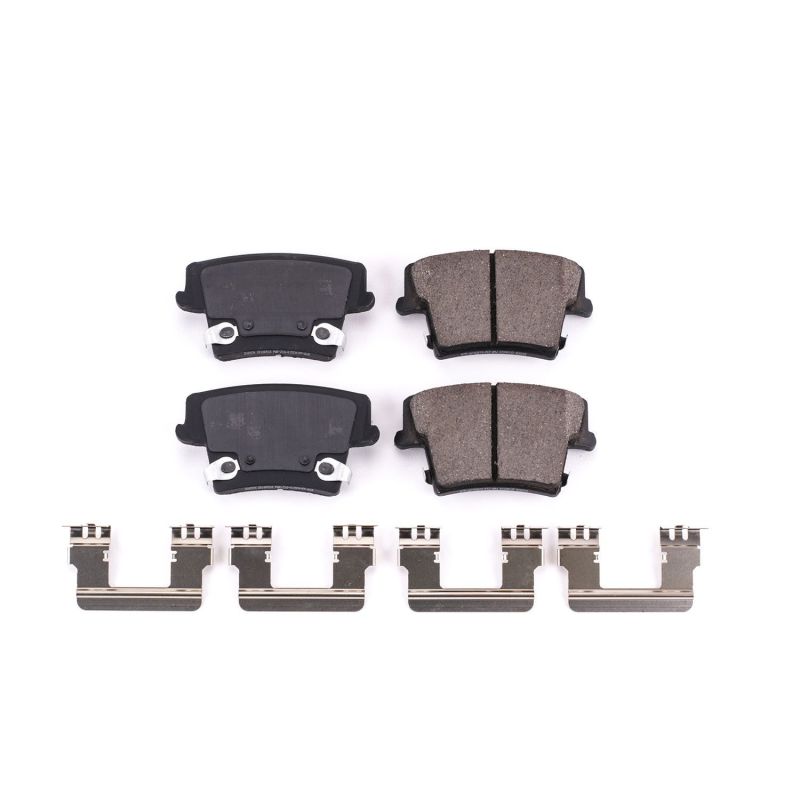 Power Stop 06-14 Dodge Charger Rear Z17 Evolution Ceramic Brake Pads w/Hardware