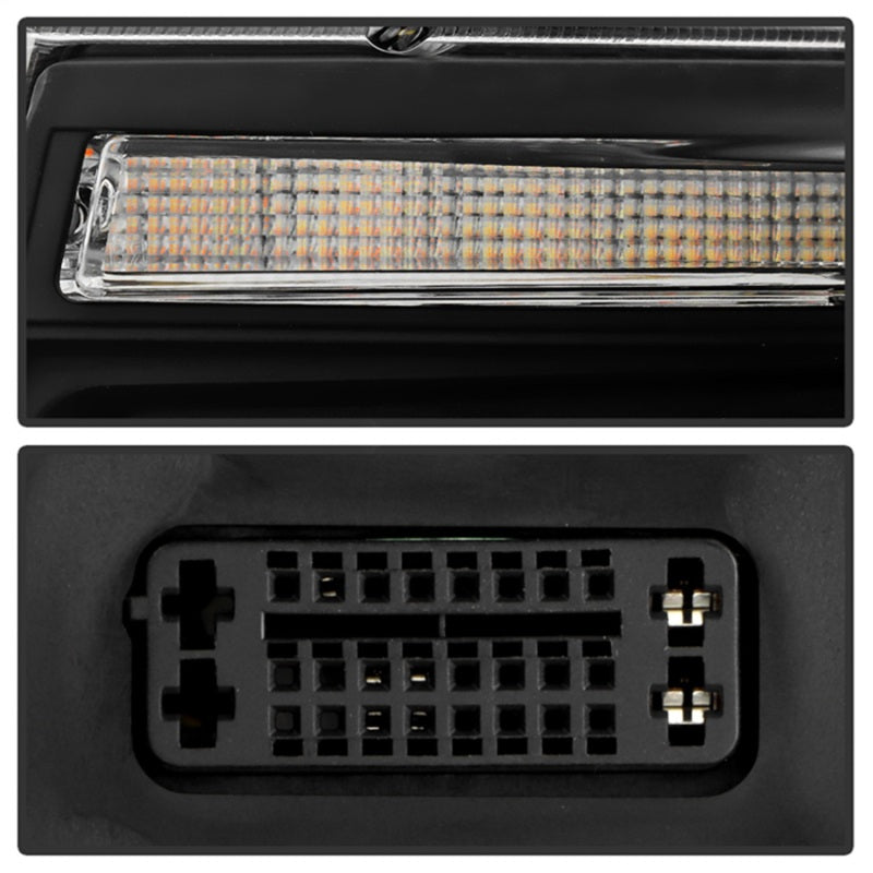 Spyder 14-21 Jeep Grand Cherokee High-Power LED Headlights - Black (PRO-YD-JGC14HIDAP-SBGR-BK)