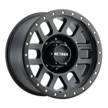 Load image into Gallery viewer, Method MR309 Grid 17x8.5 0mm Offset 8x180 130.81mm CB Matte Black Wheel