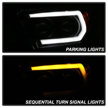 Load image into Gallery viewer, Spyder 16-18 Toyota Tacoma Projector Headlights - Seq LED Turn - Black - PRO-YD-TT16-LB-BK