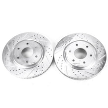 Load image into Gallery viewer, Power Stop 05-07 Infiniti QX56 Front Evolution Drilled &amp; Slotted Rotors - Pair