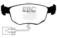 Load image into Gallery viewer, EBC 98-99 Ford Contour 2.5 SVT Ultimax2 Front Brake Pads