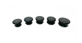 Torque Solution Billet Aluminum Hose Blanking Plug Set (5 Sizes - 25 thru 38mm / 1 thru 1.5in)