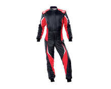 Load image into Gallery viewer, OMP Tecnica Evo Overall My21 Black/Red - Size 50 (Fia 8856-2018)