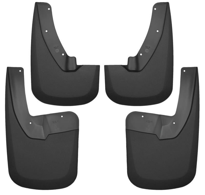 Husky Liners 09-17 Dodge Ram 1500/2500 Both w/ OE Fender Flares Front and Rear Mud Guards - Black