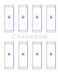 King Engine Bearings Mitsubishi 4G15/G15B/G4Dj (Size +0.50mm) Connecting Rod Bearing Set