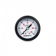 Load image into Gallery viewer, Grams Performance Universal 0-120 PSI Fuel Pressure Gauge - White Face